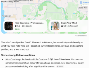 Kelowna Life Coach
